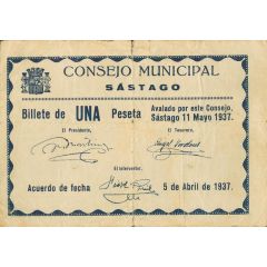 1 Peseta Sástago