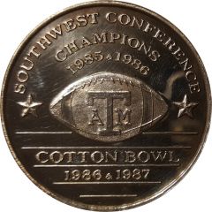 Medallion - Texas A and M Football Champions