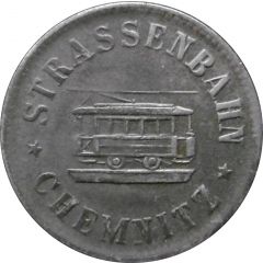 15 Pfennig Chemnitz - Strassenbahn
