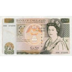 50 Pounds - Elizabeth II Sir Christopher Wren