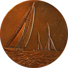 Medal - Voilier en régate