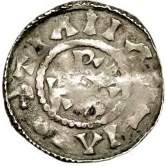 Denier - Charles II Roye mint, Type 2