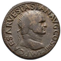 Dupondius - Vespasian S C, Victory
