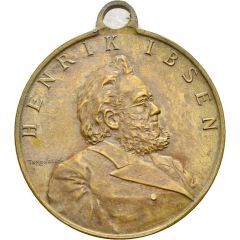 Medal - 17. Mai 1903 Henrik Ibsen, bronze