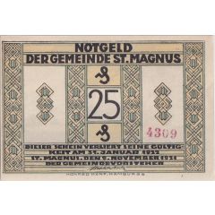 25 Pfennigs St. Magnus