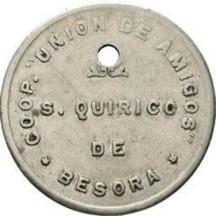 2 Pesetas - Cooperativa Union de Amigos