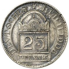 25 Pfennig - Wilhelm II Pattern