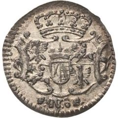 1 Pfennig - Frederick August II