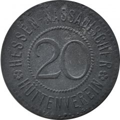 20 Pfennig - Eibelshausen Hessen-Nassauischer Hüttenverein