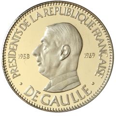 Token - Présidents de la République française De Gaulle