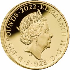 100 Pounds - Elizabeth II London, Gold Proof