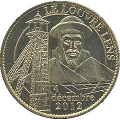 Token - Arthus Bertrand - Tresors de France Le louvre lens 4 decembre 2012