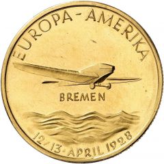 First East to West Transatlantic Flight by the Bremen