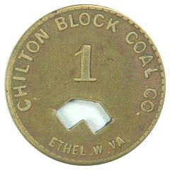 1 Cent - Chilton Block Coal Co. Ethel, West Virginia