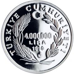4 000 000 Lira Atatürk in Samsun