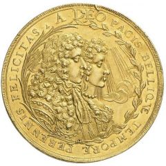 5 Ducats - Maximilian II Emanuel Marriage of Maximilian II Emanuel and Maria Antonia of Austria