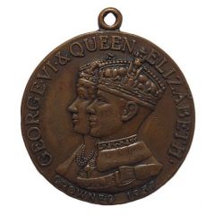 Medal - George VI Coronation, Birks, bronze