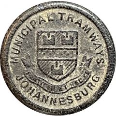 11/2 Penny - Johannesburg Municipal Tramways
