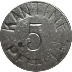 5 Pfennig - Gispersleben Kantine Pfeffer