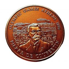 Medal - Pierre de Coubertin