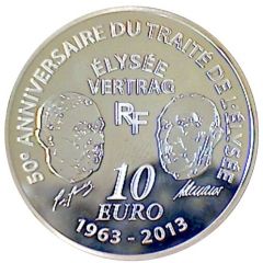10 Euros Elysée Treaty