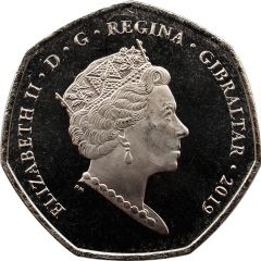 50 Pence - Elizabeth II 2019 Island Games