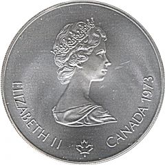 5 Dollars - Elizabeth II Map of North America