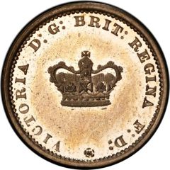 1/2 Penny - Victoria Copper-nickel Pattern