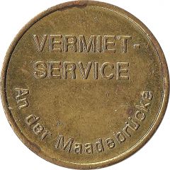 Car Wash Token - Kärcher Clean Park Vermiet-Service, Brass