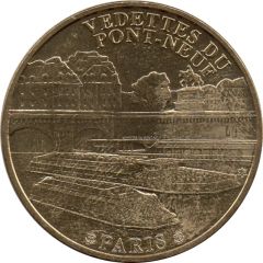 Monnaie de Paris Tourist Token - Paris Vedettes de Pont-Neuf - La flotte et les 2 ancres
