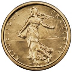5 Francs Gold Piedfort