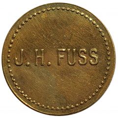 25 Cents - J. H. Fuss