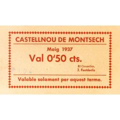 50 Céntimos Castellnou de Montsech