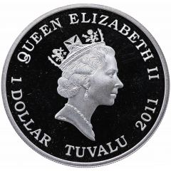 1 Dollar - Elizabeth II Great White Shark