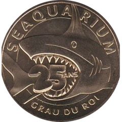 Monnaie de Paris Tourist Token - Le Grau du Roi Seaquarium - 25 ans