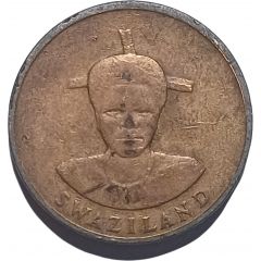1 Lilangeni - Mswati III 1st portrait, magnetic