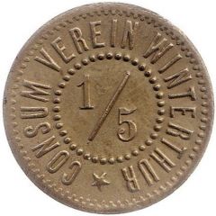 1/5 Franc - Consum Verein Winterthur