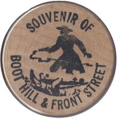Wooden Nickel - Boot Hill and Front Street Dodge City, Kansas