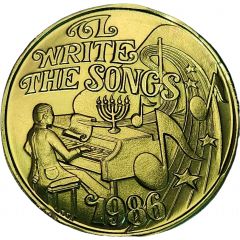 Mardi Gras Token - Krewe of Ceasar Write the Songs, Metairie, Louisiana