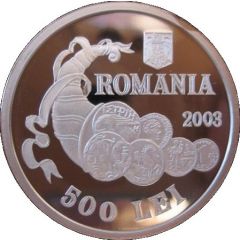 500 Lei Centenary of Romanian Numismatic Society