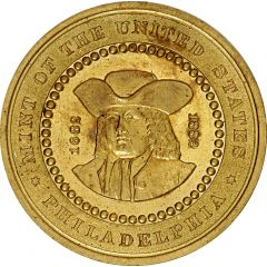 Dollar - Pennsylvania Bicentennial William Penn, Type II