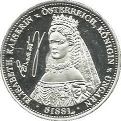 Medallion - Queen Elizabeth `Sissi` 100th Death Anniversary