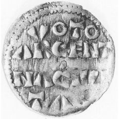 Denier - Uton III et roi Otton I