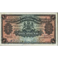 1 Pound Barclays Bank