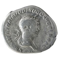 Denarius - Trajan P M TR P COS VI P P S P Q R