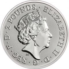 2 Pounds - Elizabeth II Tower Bridge, 1 oz Fine Silver