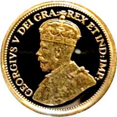 10 Cents - George V, Voyageur Commemorative