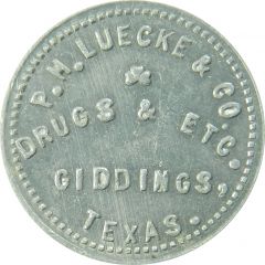 25 Cents - P. H. Luecke and Co. Giddings, Texas