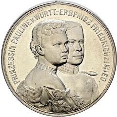 Marriage of Pauline von Württemberg and Erbprinz Friedrich Herrmann zu Wied