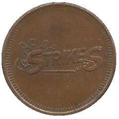 Token - Strikes Bowling